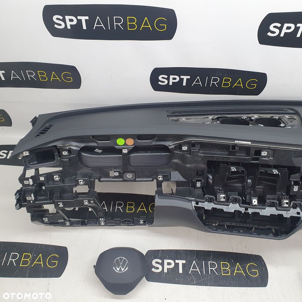 VW PASSAT B9 DESKA ROZDZIELCZA KONSOLA KOKPIT PULPIT PODUSZKI AIRBAG AIR BAG PASY KIT SET - 3