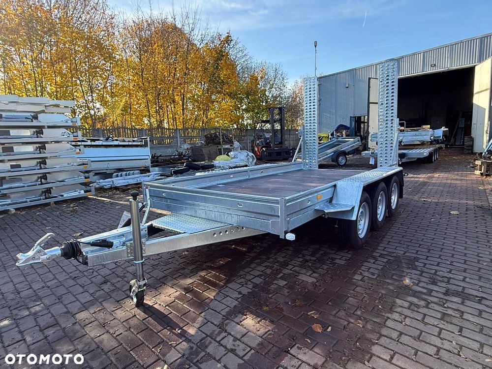Niewiadów Przyczepa do przewozu sprzętu budowlanego Niewiadów K4035 400x190cm 3500kg 3 osie pod koparke minikoparka walec MOTOMUS Borowa - 12