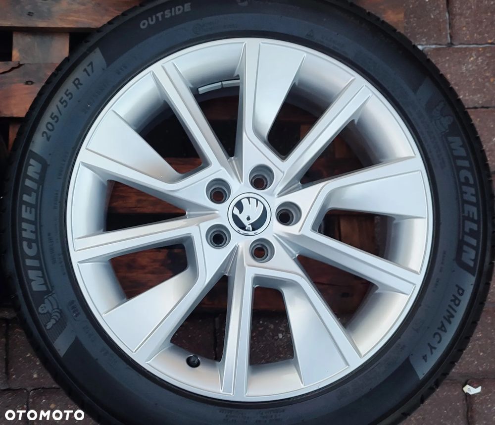 Koła Felgi Aluminiowe Oryg. Skoda Scala 17 Cali 5x100 Et40 205/55/17 Bdb!! Starogard Gdański - Wysyłka - 3
