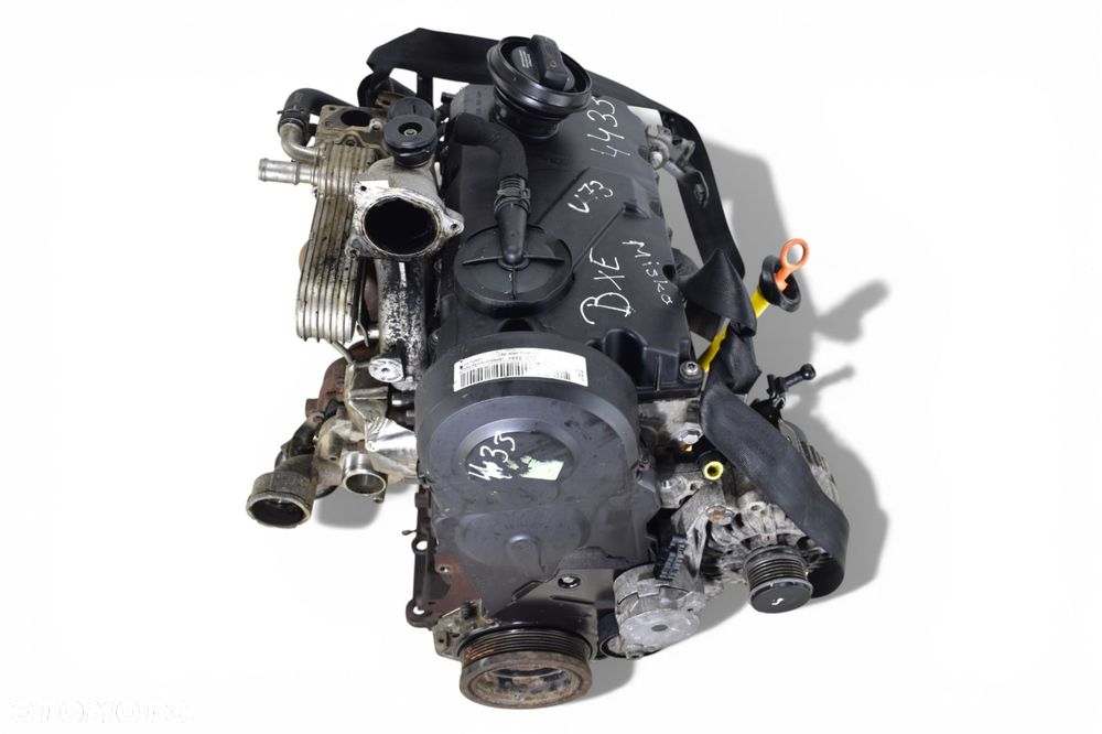 Silnik PASSAT B6 GOLF V TOURAN OCTAVIA II TOLEDO 1.9TDI 105KM BXE KOMPRESJA - 8