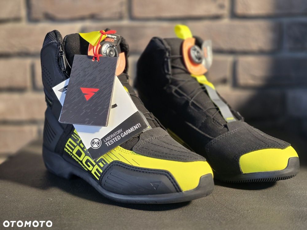 Buty motocyklowe Shima EDGE WP wodoodporne Rozmiar 43 żółte - 2