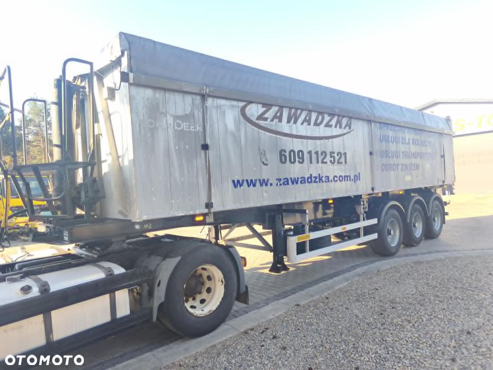 Zaslaw wywrotka 45m3 góra aluminiowa, rama stalowa, Osie Bpw, hamulce bebnowe, os podnoszona - 16
