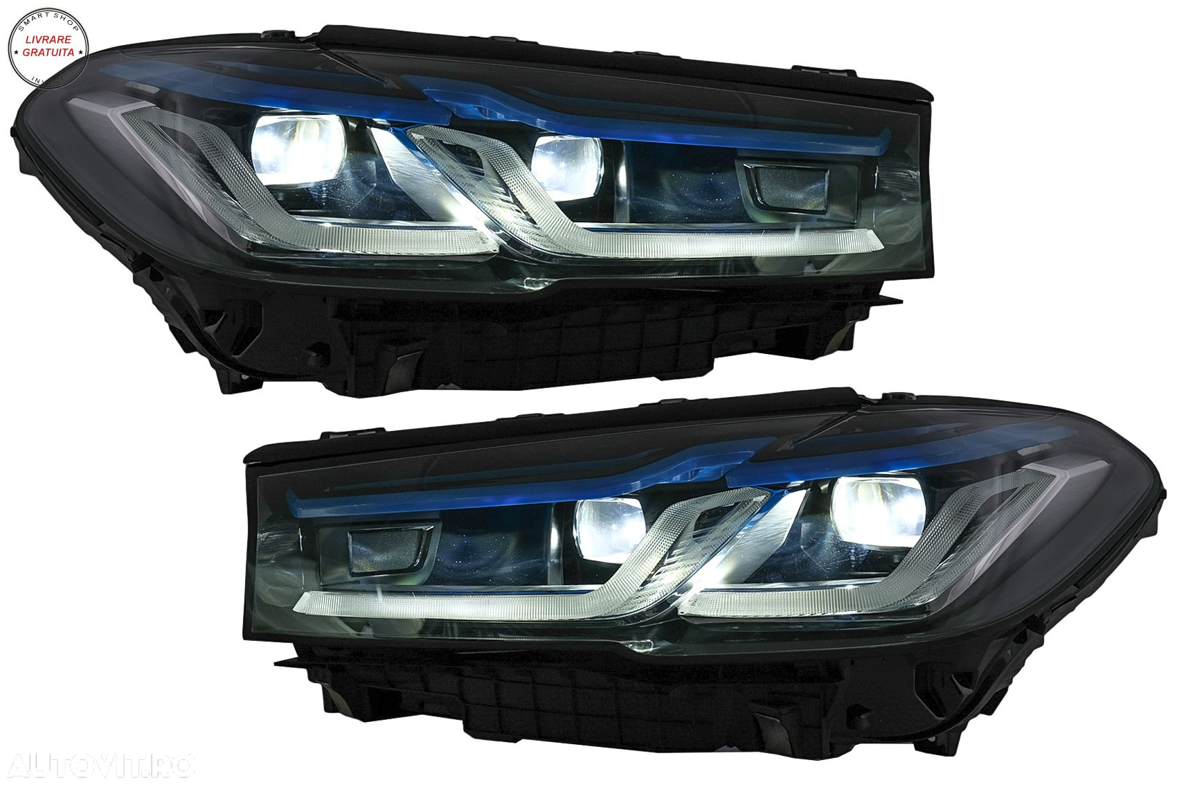 Pachet Exterior Complet BMW Seria 5 F10 (2010-2017) Conversie la G30 LCI M5 Design- livrare gratuita - 10