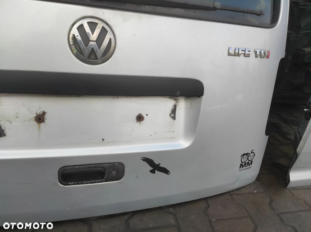 VW CADDY 04-15R KLAPA BAGAŻNIKA SZYBA TYLNA LA7W SREBRNA WYSYŁKA !!!!!! - 8