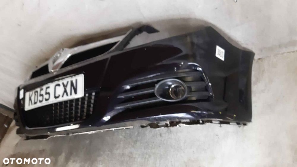 ^ ZDERZAK PRZÓD PRZEDNI OPEL VECTRA C LIFT FL Z20R CZARNY HALOGENY - 3