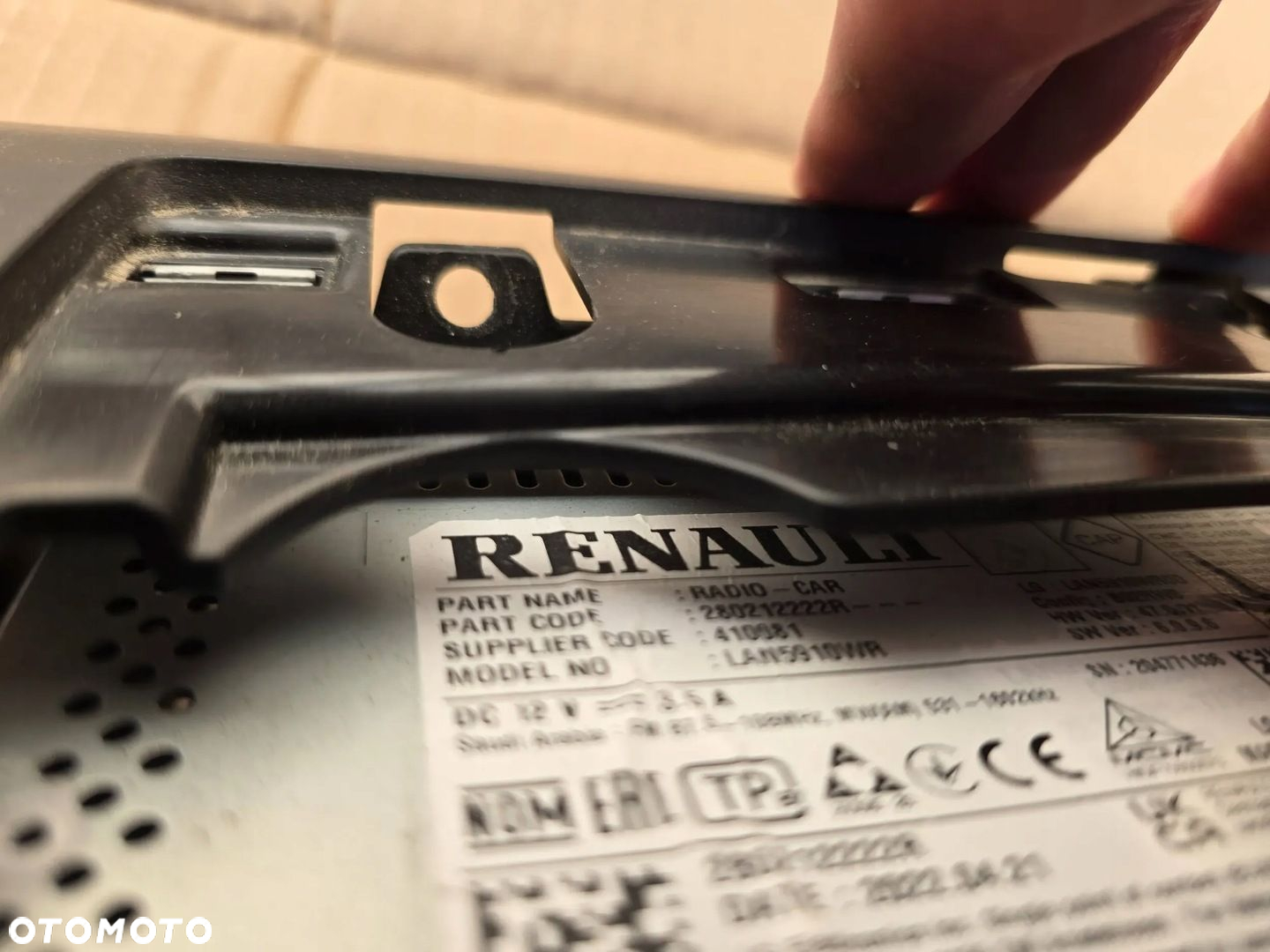 RADIO Z NAVIGACJĄ RENAULT CLIO IV LAN5210WR4 - 4