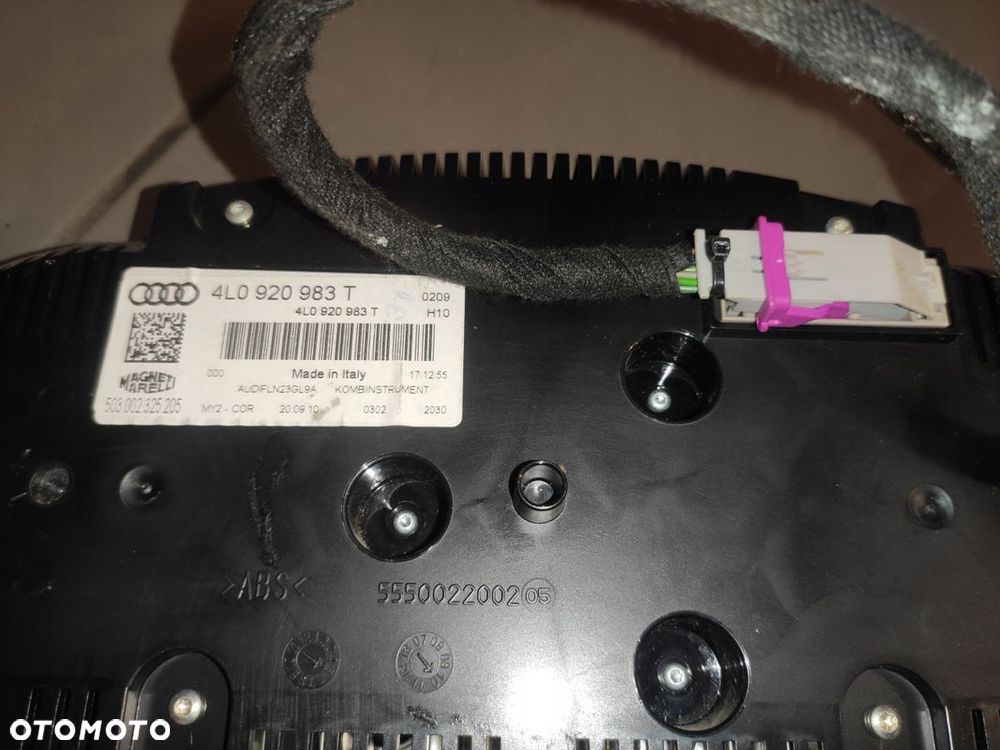 AUDI Q7 4L LIFT 3.0 TDI CJGA LICZNIK ZEGARY PRĘDKOŚCIOMIERZ ANGLIK ORYGINAŁ - 9