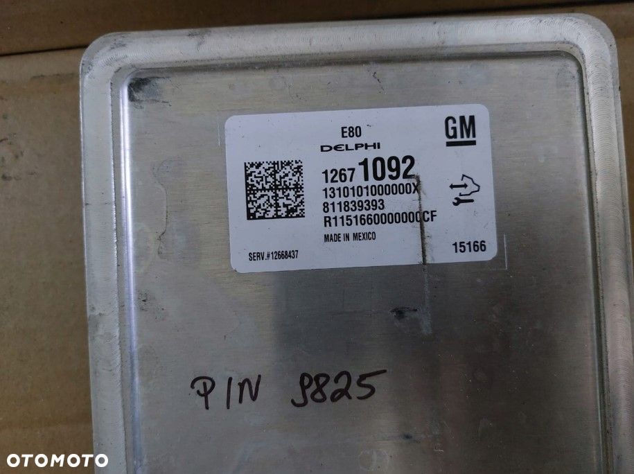 Komputer sterownik silnika Opel Adam 1.0T 12671092 PIN - 2