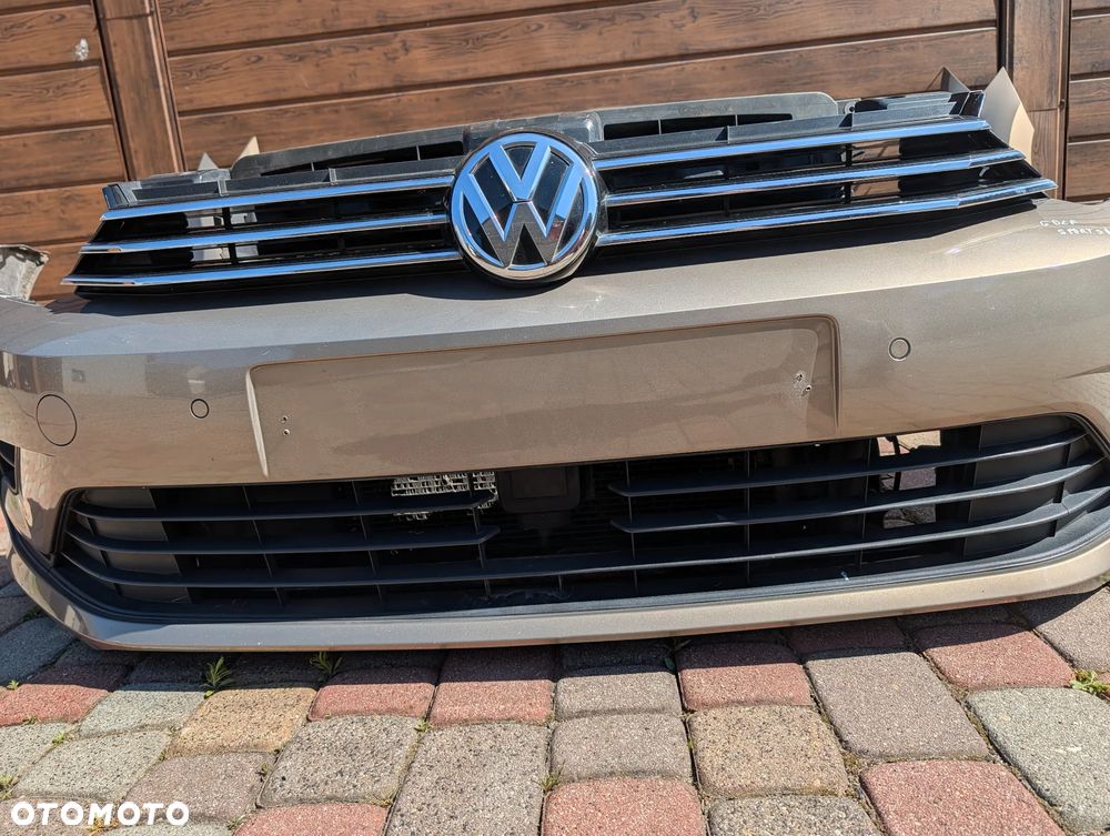 ZDERZAK PAS PRZEDNI MASKA BŁOTNIK PRZÓD VW GOLF SPORTSVAN 1.6 TDI 14' LC1Y RADAR PDC - 4