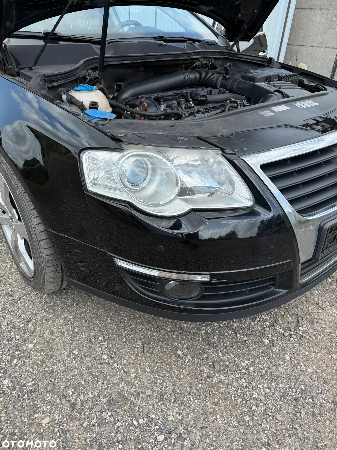 VW PASSAT B6 L041 ZDERZAK PRZÓD PRZEDNI PDC KOMPLETNY - 3
