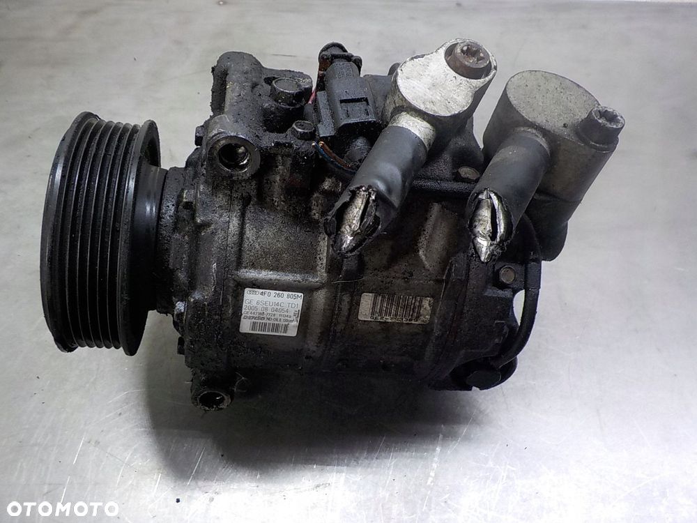 AUDI A6 C6 2.0 TDI SPRĘŻARKA POMPA KLIMATYZACJI 4F0260805M - 1