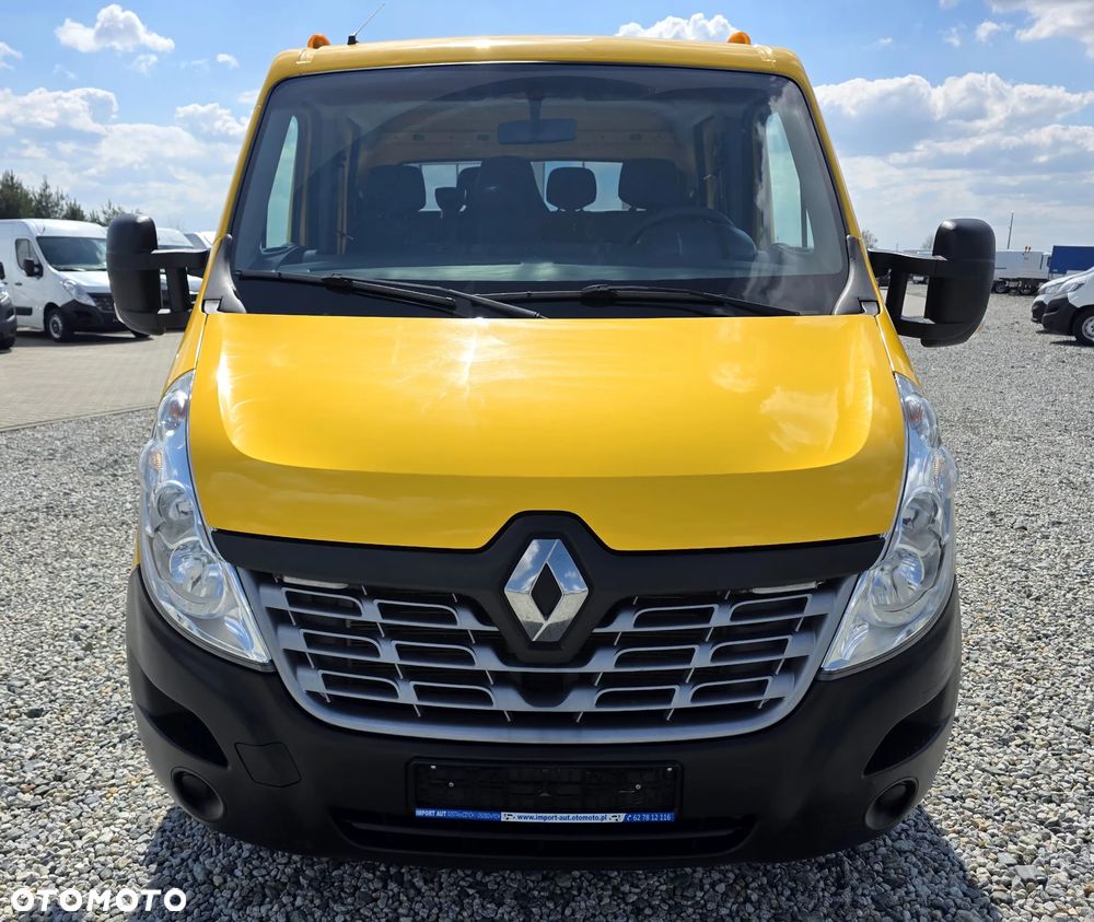 Renault MASTER 2,3 DCI 145 KONNA DOKA BRYGADÓWKA 7 OSOBOWA KLIMA WEBASTO SKRZYNIA 3,4M 150T/KM PRZEBIEGU GWARANCJA BLIŻNIAKI DO 3,5T - 8