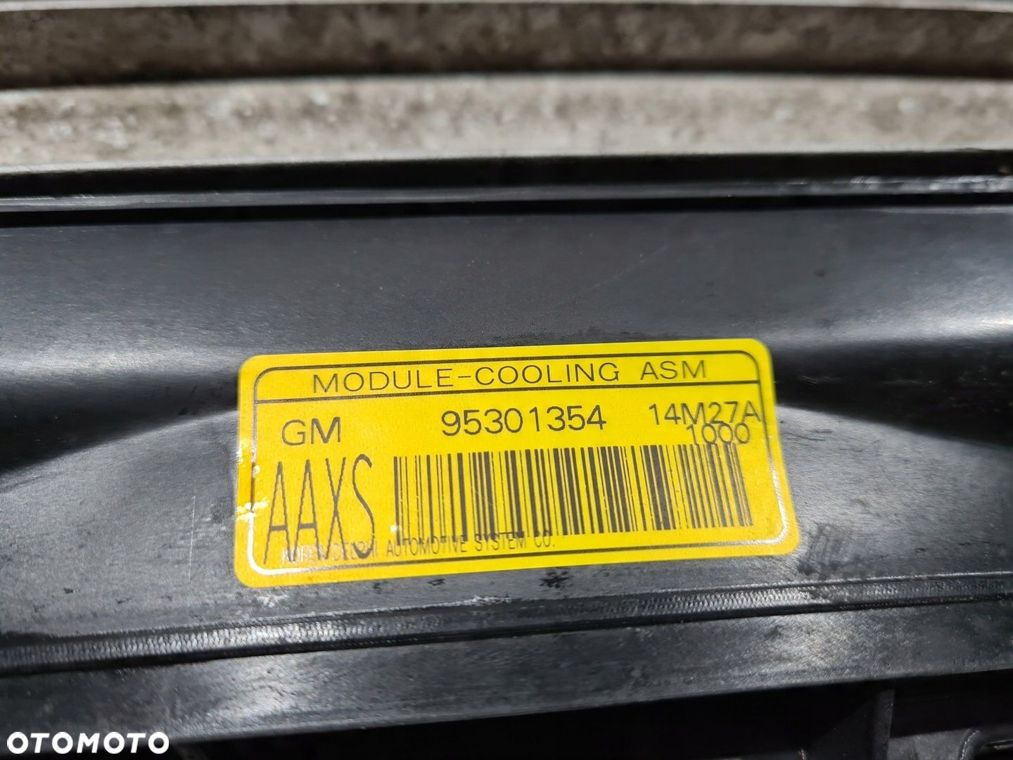 CHŁODNICA WODY WENTYLATOR KOMPLET OPEL MOKKA MOKKA X 1.4 TURBO - 7