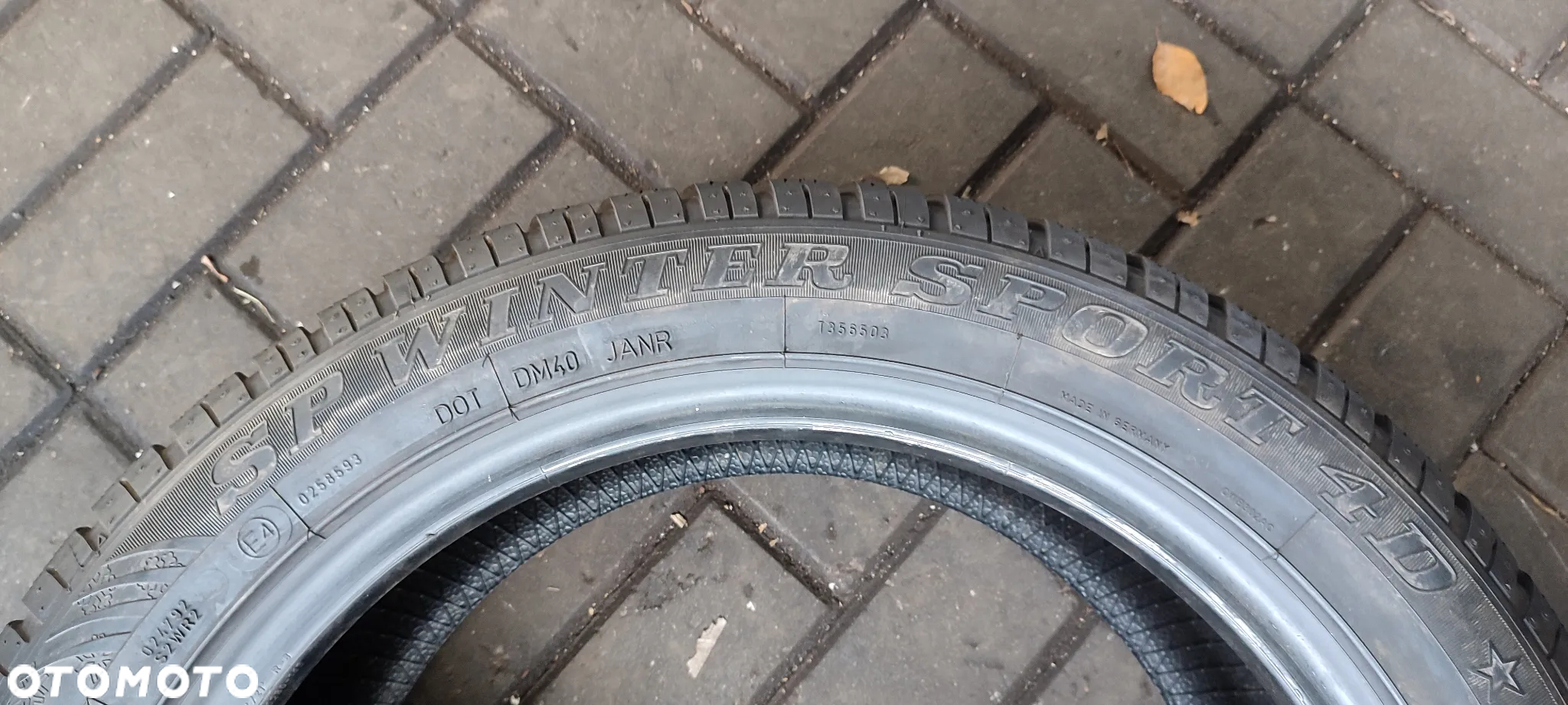 Opony 225/50R17 DUNLOP SP WINNTER SPORT 4D RSC DSST Zima para - 5