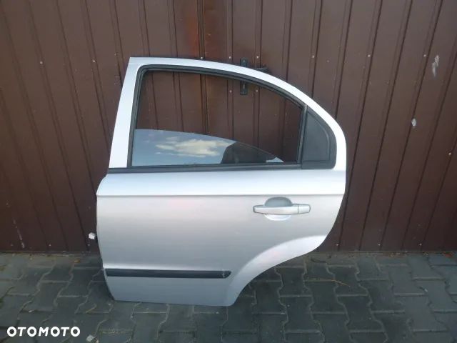 DRZWI LEWY TYŁ LEWE TYLNE CHEVROLET AVEO II T250 KOMPLETNE 05- - 5