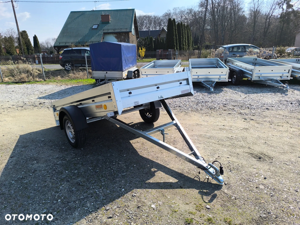 Neptun Przyczepa Neptun N7-253 PTW 253x129x30 DMC 750 kg 1 osiowa funkcja uchyłu Wrocław super cena
