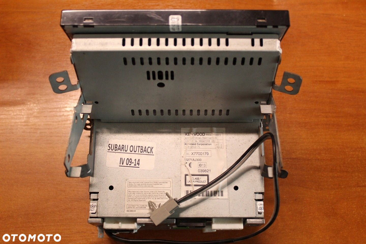 RADIO CD DVD NAWIGACJA KENWOOD 86271AJ300 USZKODZONY - 2