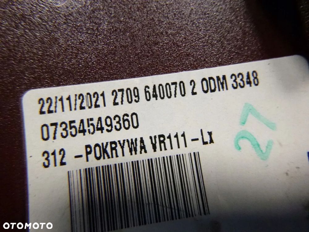 FIAT 500 OSŁONA OBUDOWA NAKŁADKA LUSTERKA LEWA ORYGINAŁ - 15