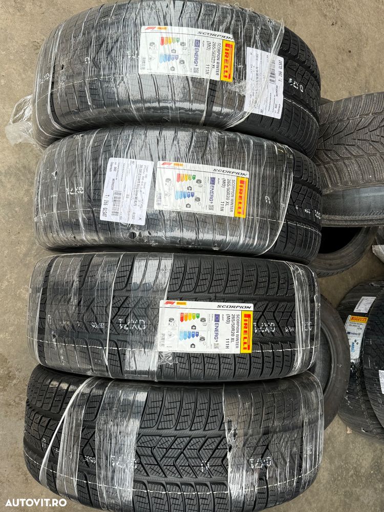 Vând 4 anvelope 265/50/20 Pirelli de iarnă noi cu MO