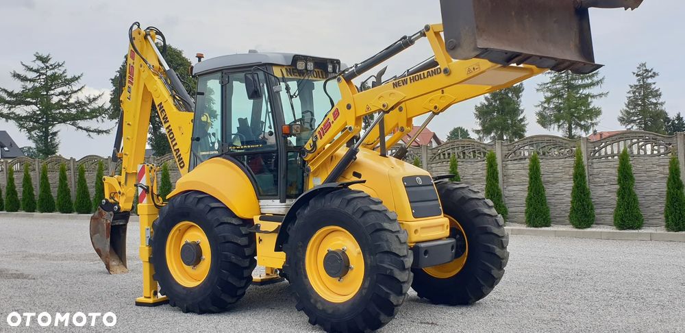New Holland LB115B rok 2006 łyżka skarpowa hydr. + do kopania na dżojstikach - 34