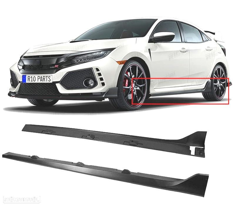 EMBALADEIRAS HONDA CIVIC 16- LOOK NEW TYPE R - 4
