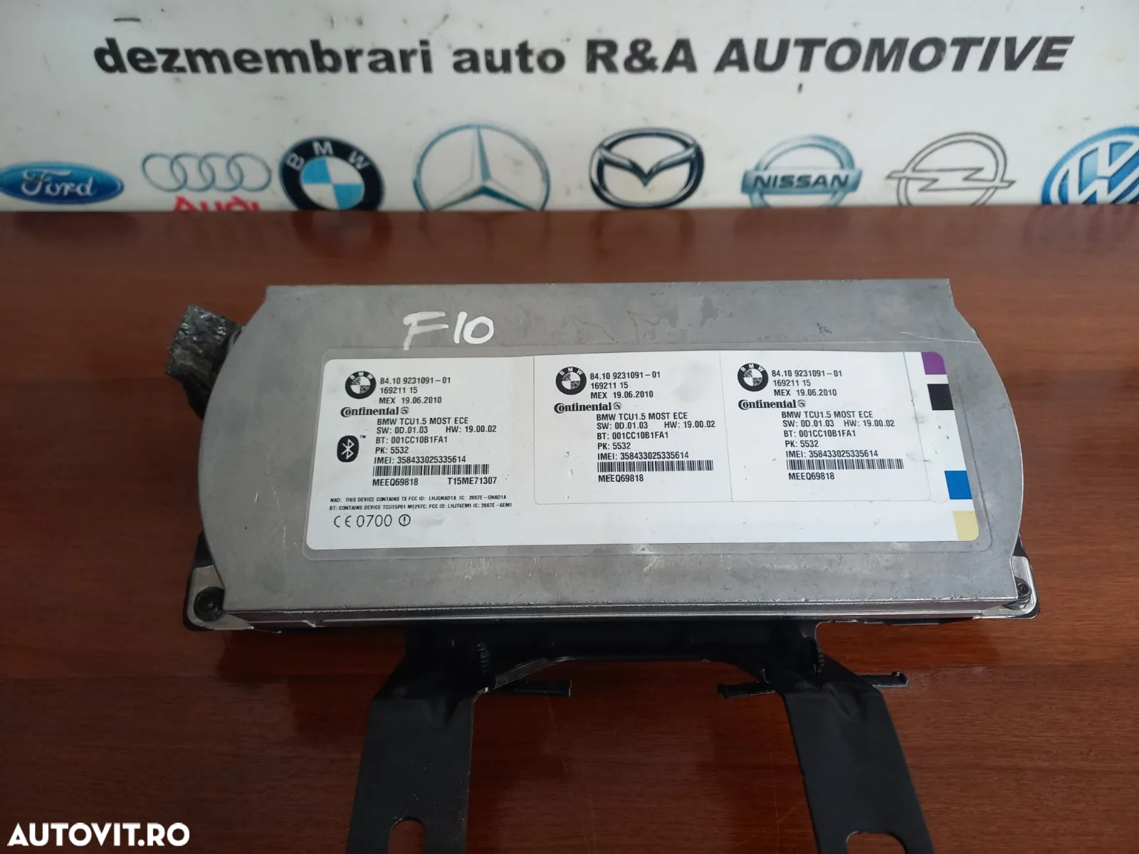 Modul Bluetooth Bmw E90 E91 E92 E93 E87 E88 E81 E60 E61 X5 X6 E70 E71 Cod  - Dezmembrari Arad - 4