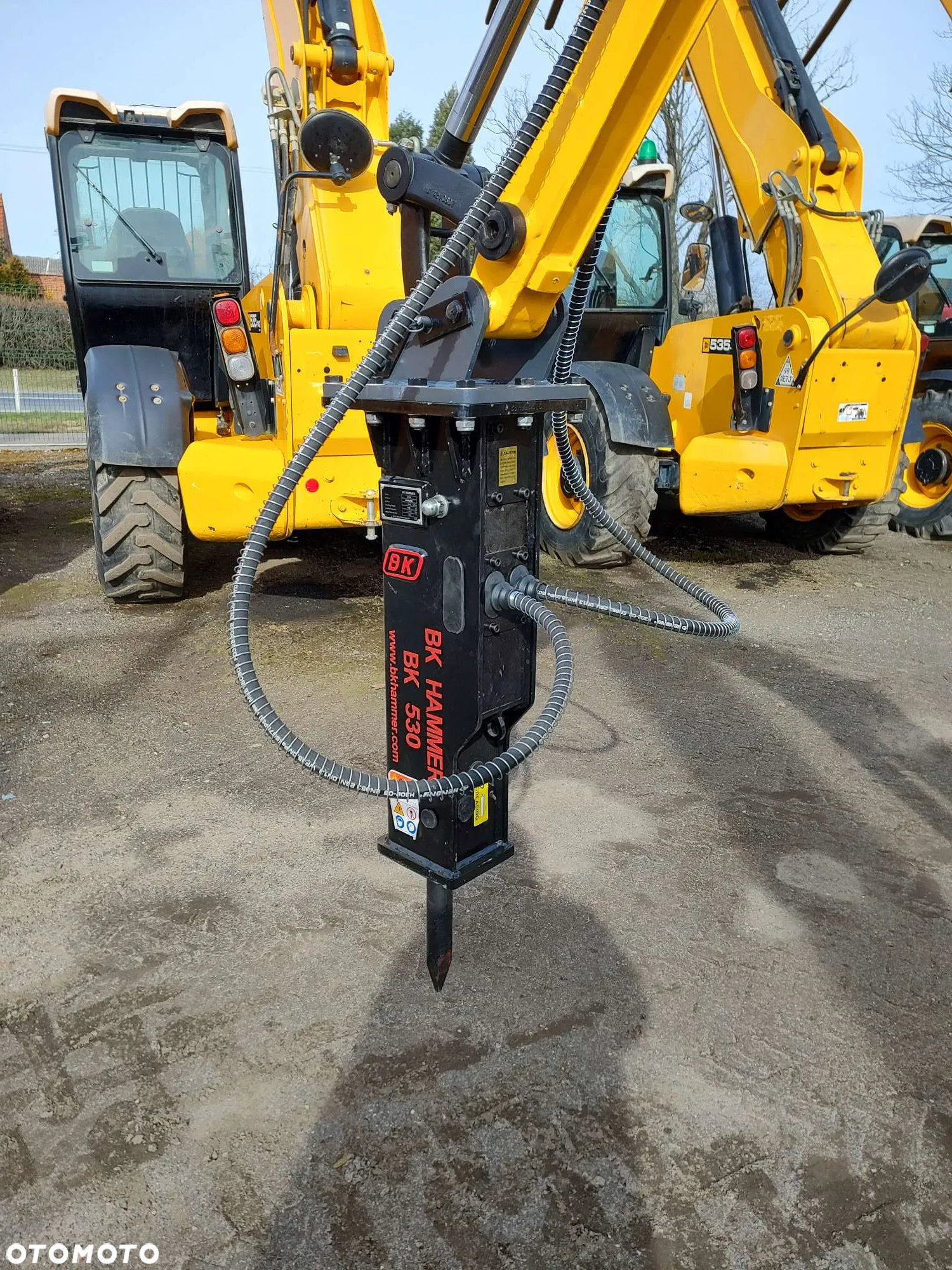 Młot hydrauliczny BK HAMMER BK 530, koparka 2.5-3.5T, JCB 8025, 8030, CAT 302 - 7