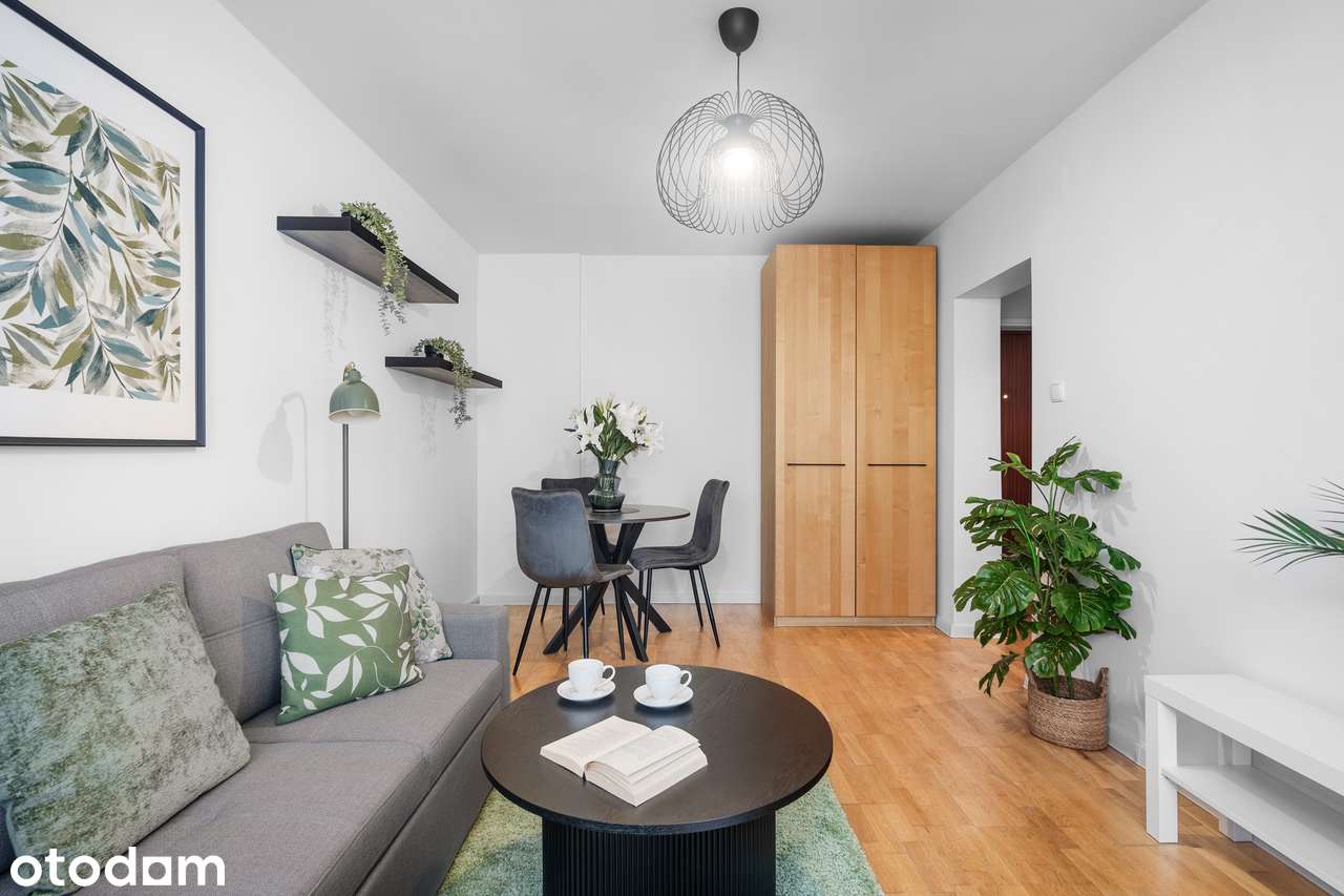 2 pokoje z oddzielną kuchnią po remoncie | balkon z widokiem na zieleń