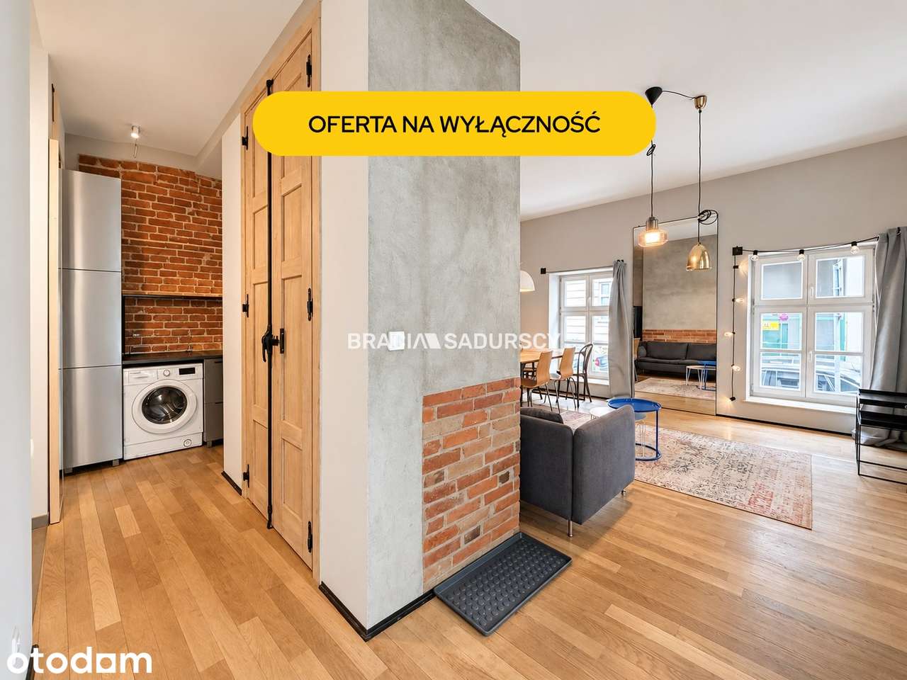 Loftowe 2 pokoje | Stare Podgórze | ul. Krakusa