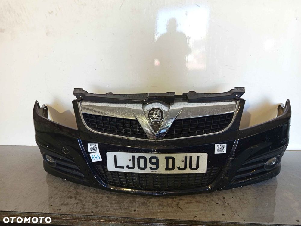 + ZDERZAK PRZÓD PRZEDNI OPEL VECTRA C LIFT FL Z20R CZARNY HALOGENY - 5