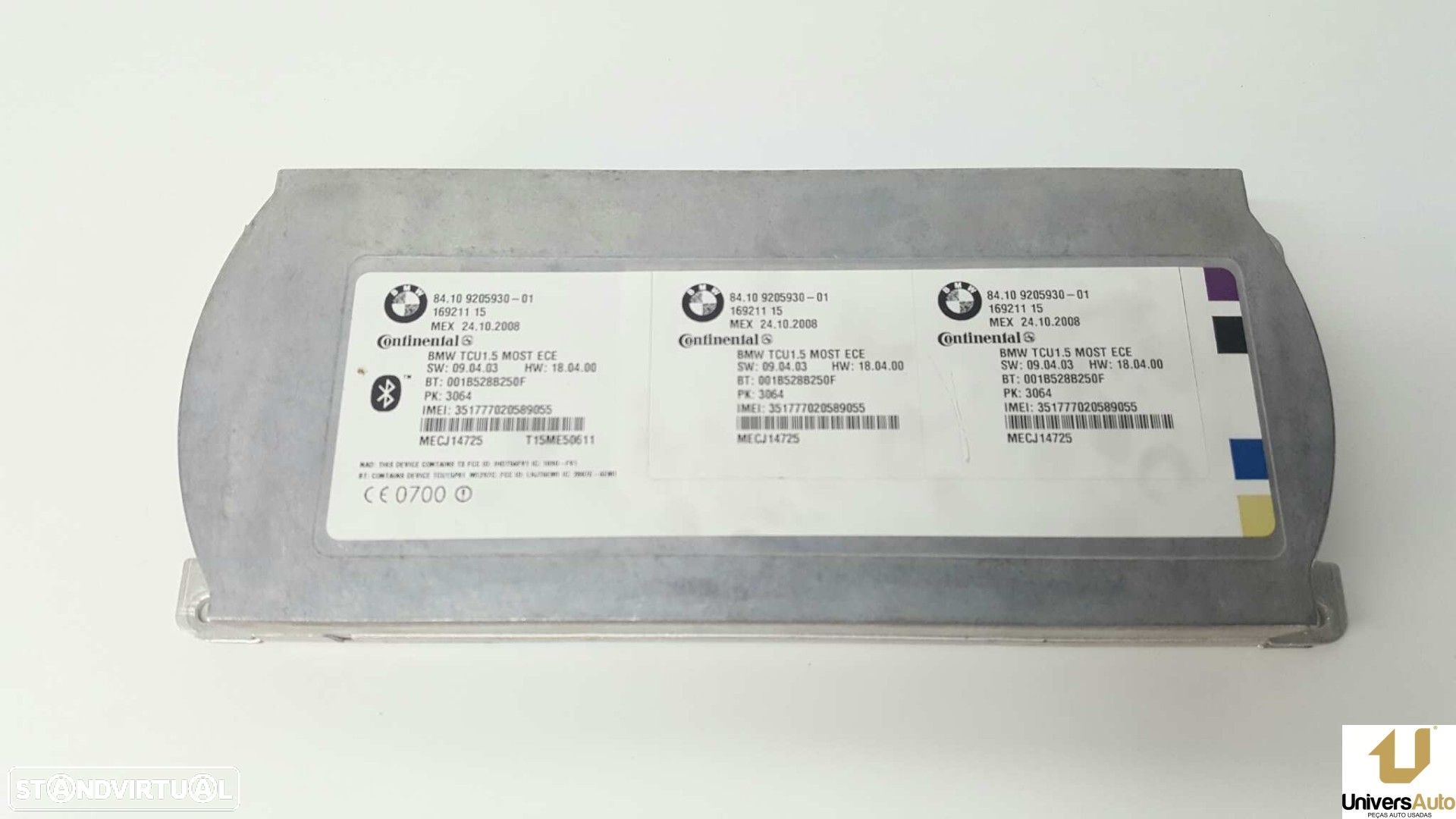 UNIDADE DE CONTROLE BLUETOOTH BMW X6 (E71) 3.5D - 1