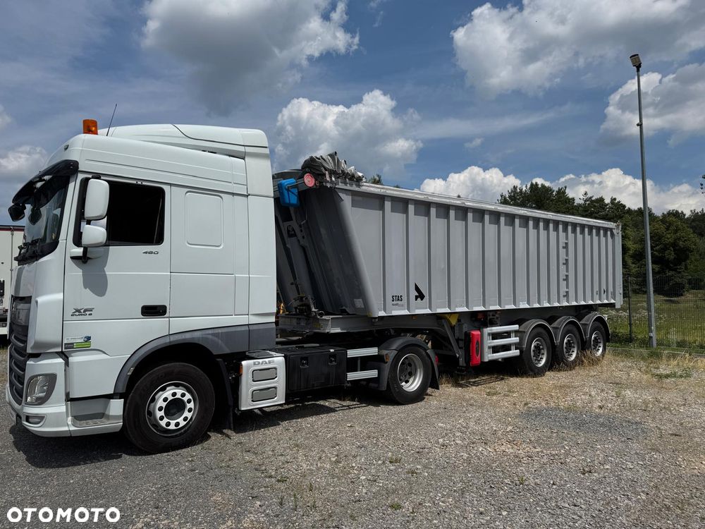 Stas Naczepa Wywrotka Aluminiowa STAS S300CX ‼️ 45m3 Super stan Opony 80% Micheline‼️ - 19