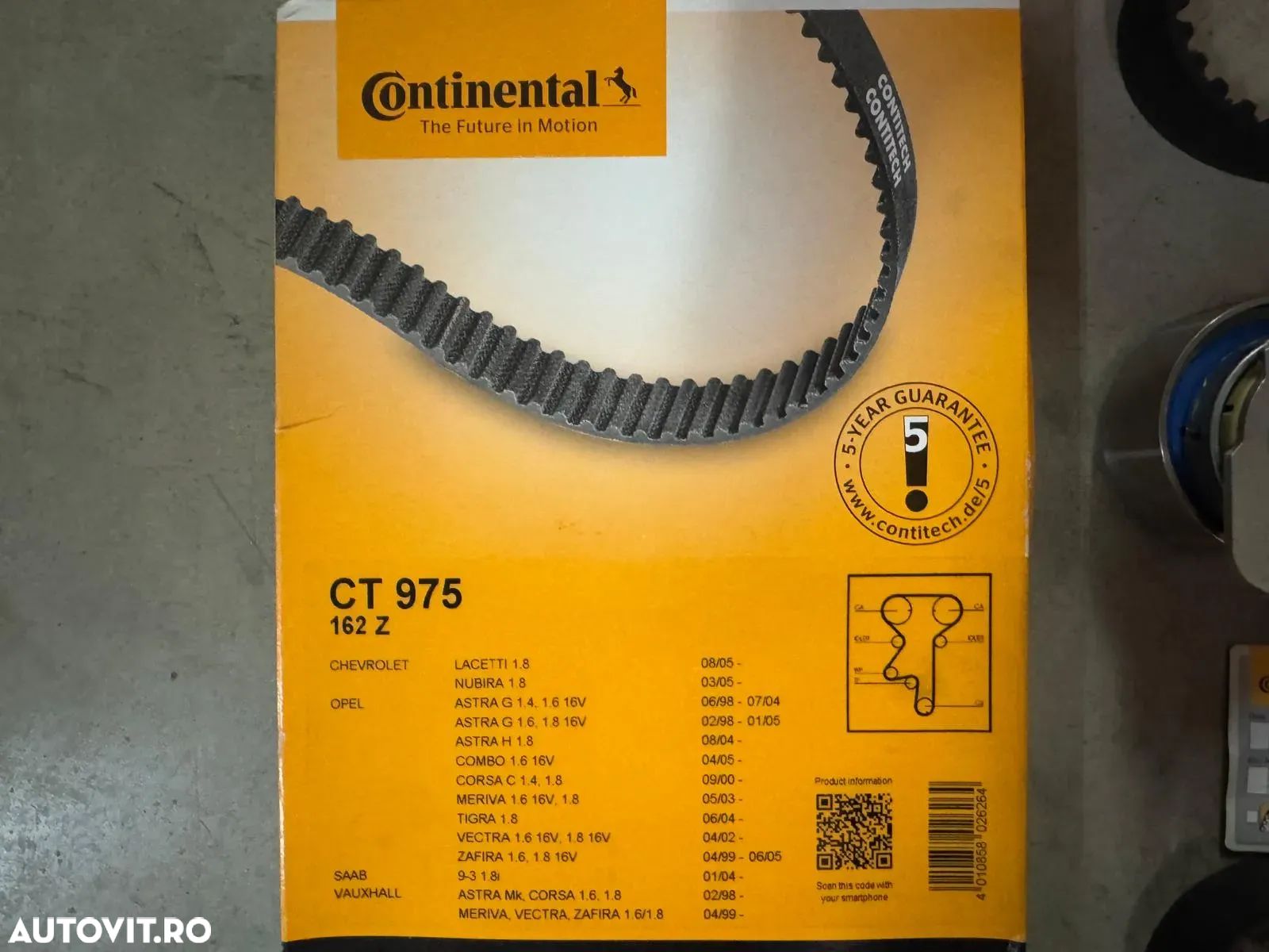 CT975 | Curea Distributie Continental | Opel Astra G - 1
