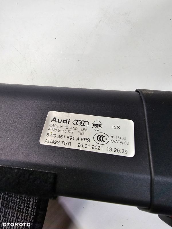 SIATKA BAGAŻNIKA PIONOWA AUDI A4 B9 AVANT KOMBI 8W9861691A - 8