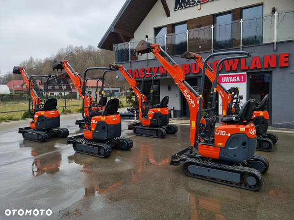 Kubota U10 Minikoparka 1.1tony HURT! z Norwegii każda sztuka IGŁA! Zero śladów zużycia ładny stan gąsienic