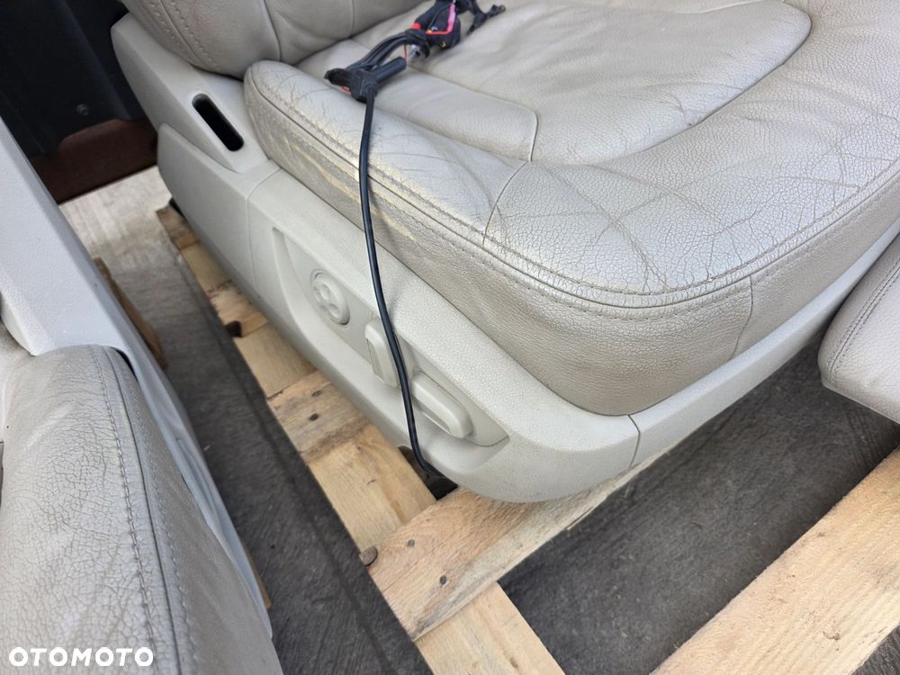 FOTEL FOTELE AUDI Q7 4L 7 OSÓB SKÓRA PODGRZEWANE MONITORY BOSE KOMPLET ! - 6