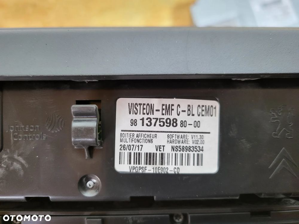 Radio Panel wyświetlacz Citroen C3 III - 2