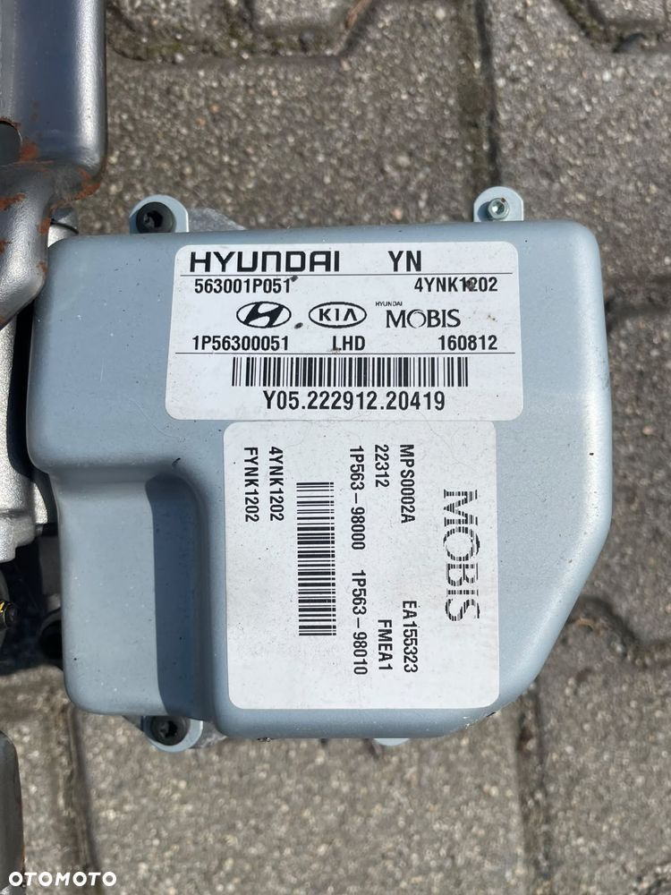 Kolumna kierownicza wspomaganie elektryczne Kia Venga 2013 1.6b idealna kompletna 1P56300051 1p563-98000 MOBIS - 3