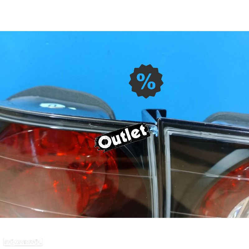 R012302C1 FAROLINS HONDA CIVIC 2P 92-95 LOOK LEXUS FUNDO PRETO - 4