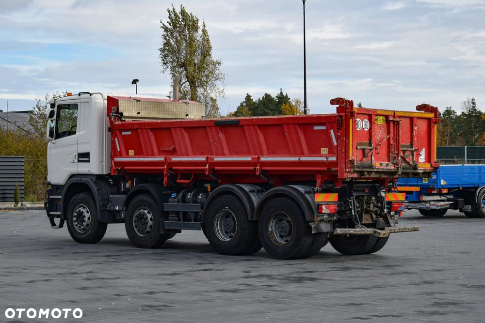 Scania G410 / 8x4 / EURO 6 / WYWROTKA / MELLER KIPPER / HYDROBURTA / AUTOMAT / 2016 / SERWISOWANY / SPROWADZONY - 7