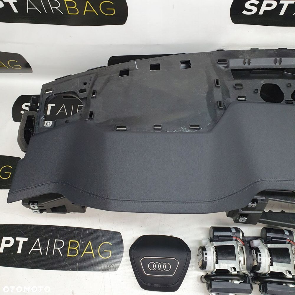 AUDI A6 C8 4K1 DESKA ROZDZIELCZA KONSOLA KOKPIT PULPIT PODUSZKI AIRBAG AIR BAG PASY KURTYNY KIT SET - 2