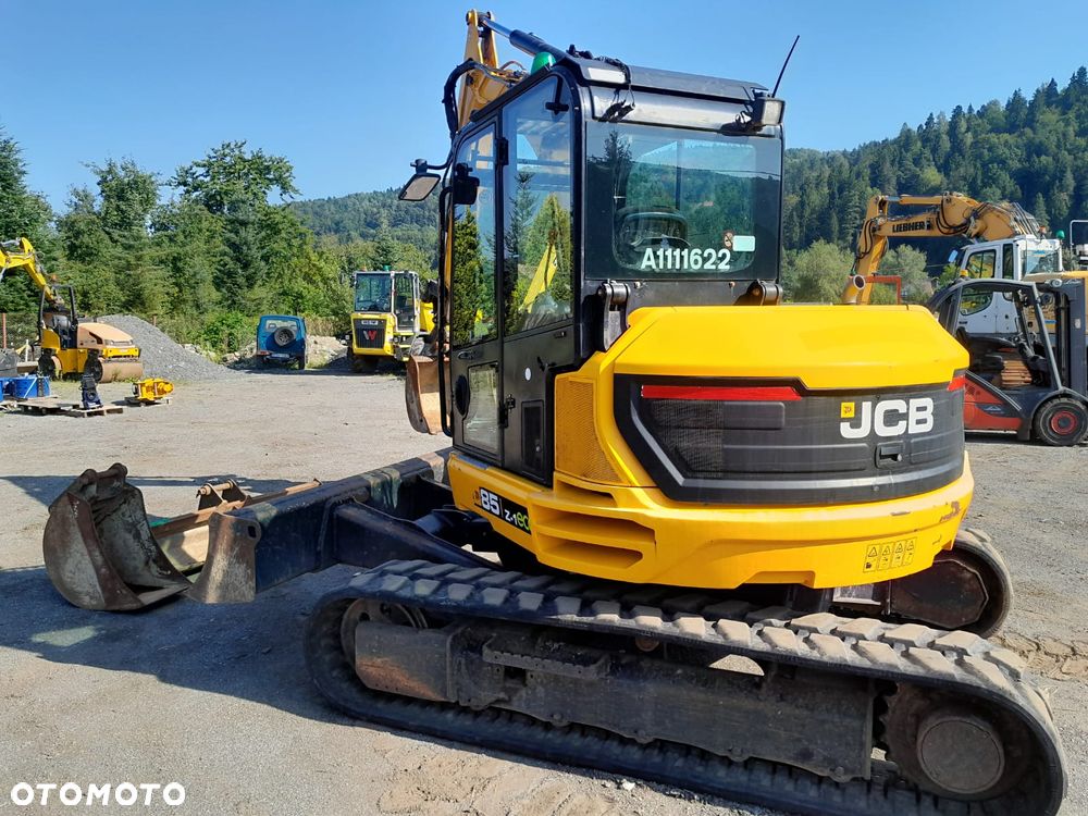 JCB 85Z-1, szybkozłacze i 3 łyżki - 4