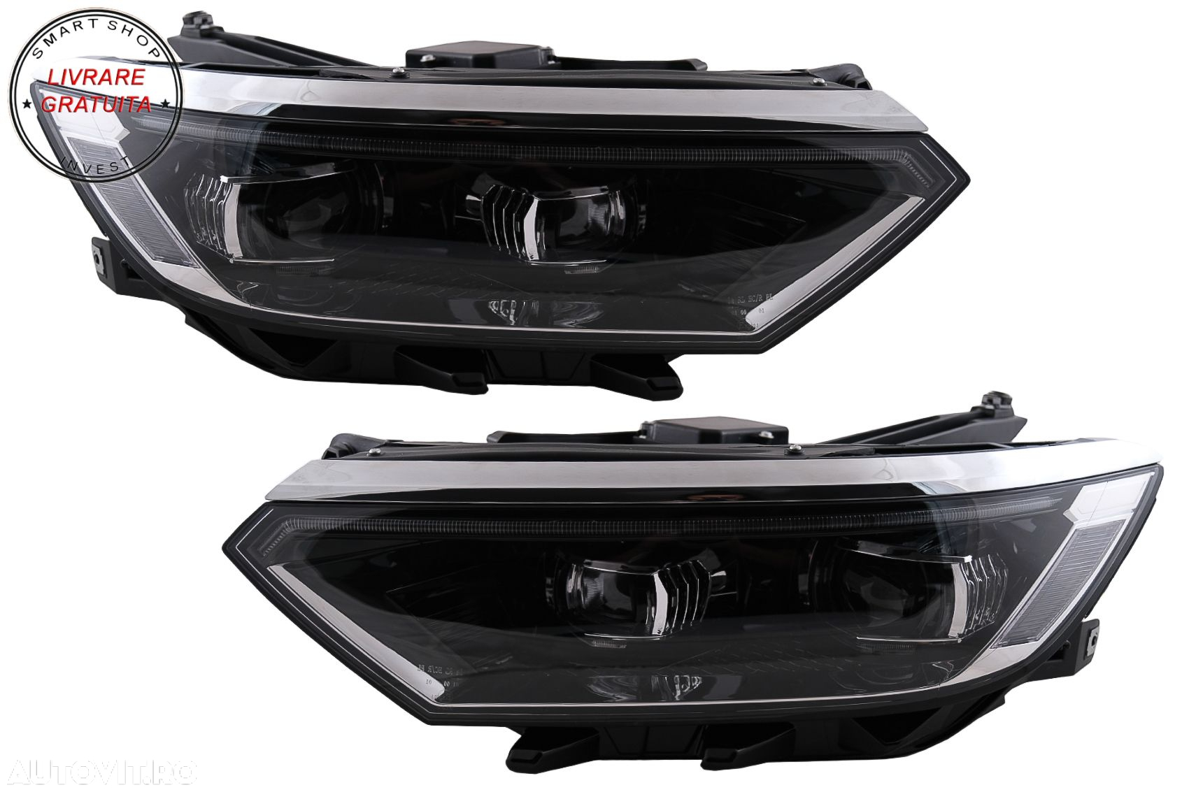 Faruri LED VW Passat B8 3G Facelift (2016-2019) 2020 Look cu Semnal Dinamic- livrare gratuita - 13