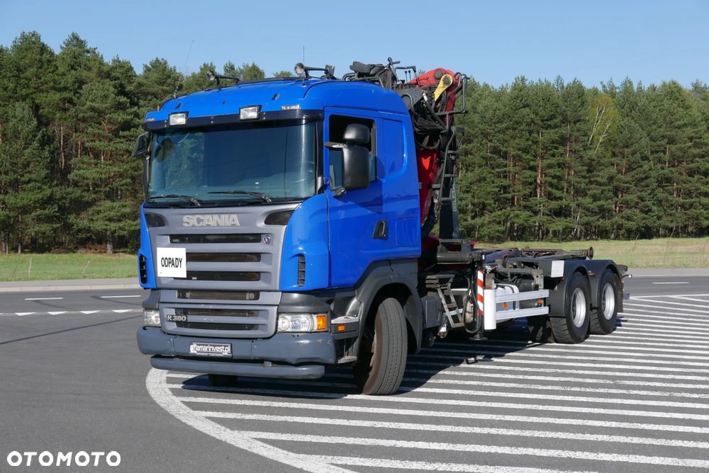 Scania SCANIA R380 6X4 HAKOWIEC Z HDS PALFINGER - 15