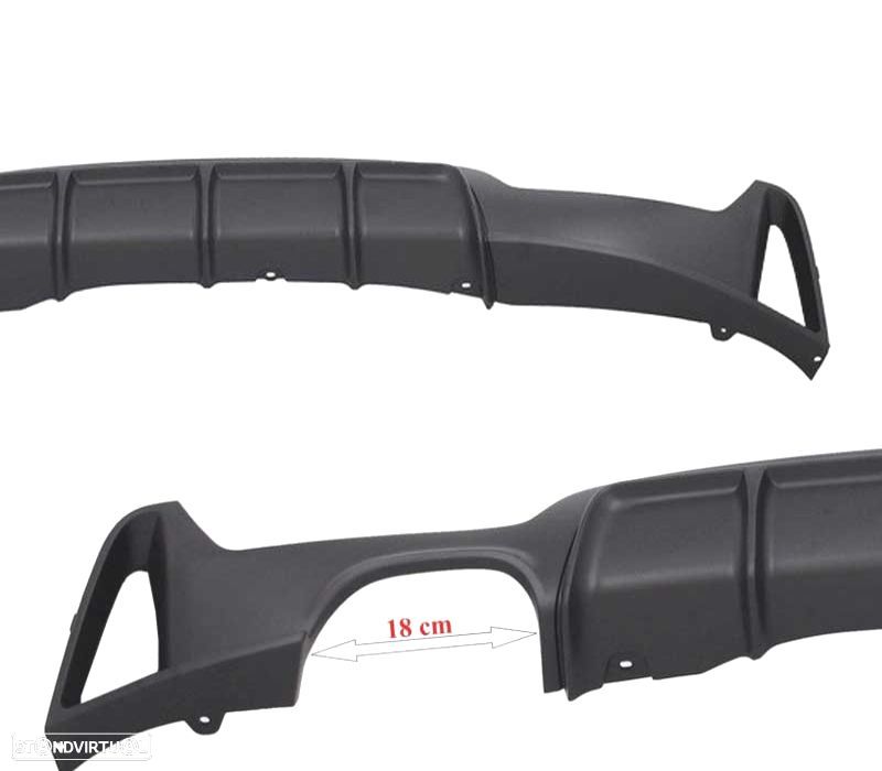 DIFUSOR BMW F32 F33 F36 13-20 COUPÉ CABRIO LOOK M PERFORMANCE - 2