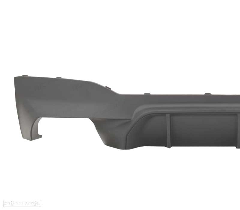 DIFUSOR BMW G30 G31 LOOK M5 PRETO MATE - 6