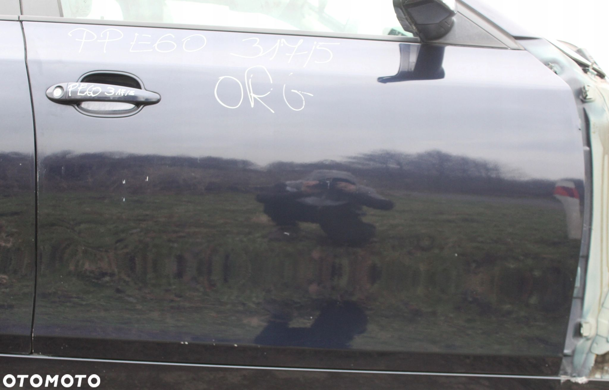 DRZWI PRZÓD PRAWE BMW E60 E61 317 ORIENT BLAU - 3