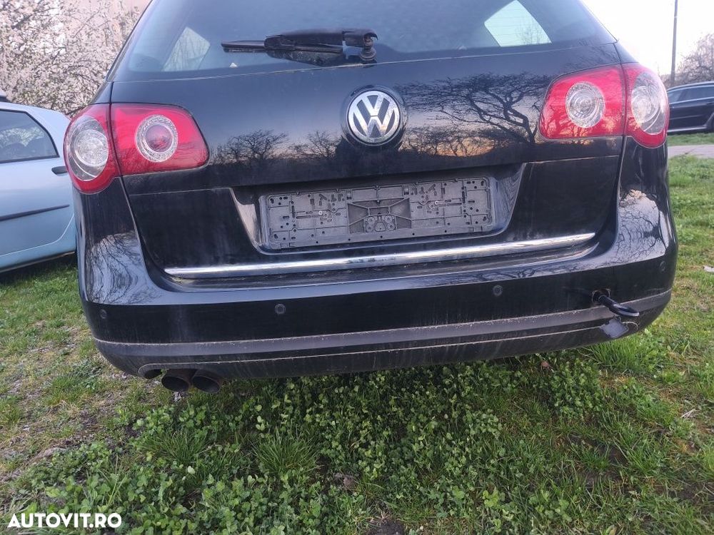 Bară spate Volkswagen Passat B6 break variant combi L041 negru - 7