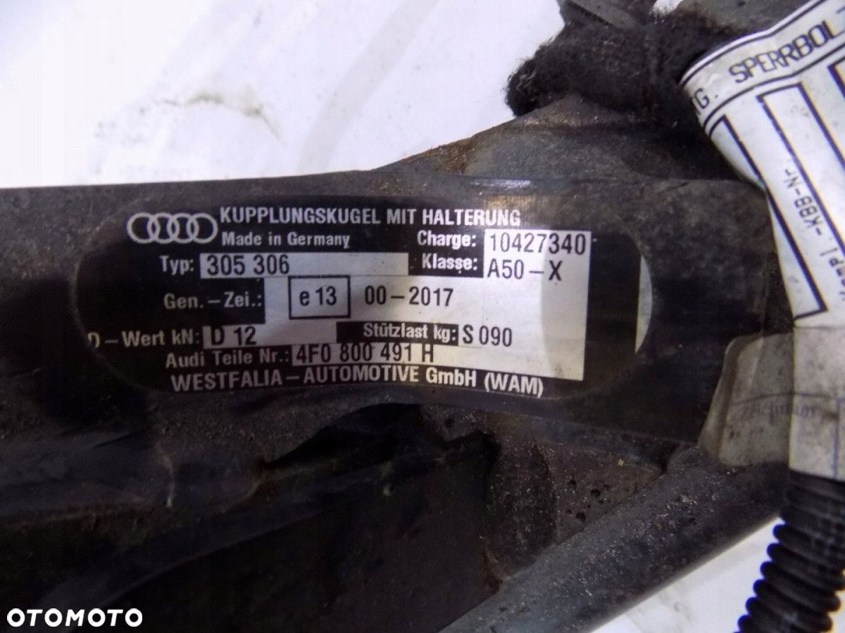 AUDI A6 4F0 Hak Holowniczy Elektryczny - 4620 - 8