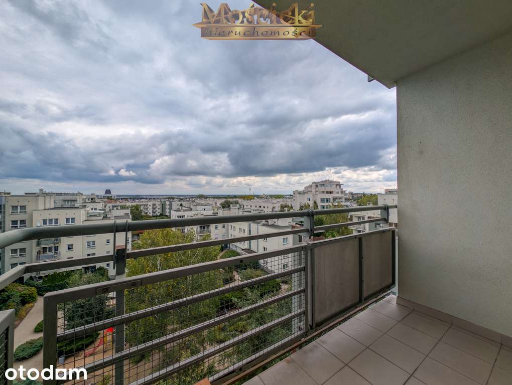 Duża kawalerka 33 m² z balkonem i pięknym widokiem Ursynów